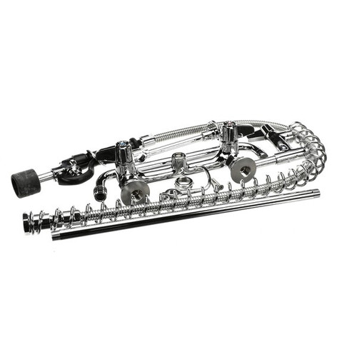 5PR-8W12-C - T&S Brass - Pre-Rinse Unit: 8 WallMount, Low-Flow S