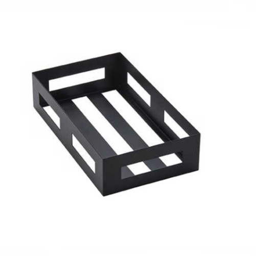 BTH1 - American Metalcraft - 8 7/8 in Black Stainless Steel Crate PK6