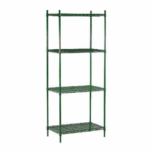 J2460K-J74TSPK - Olympic - 24 in x 60 in 4 Shelf Epoxy Coated Shelving Unit