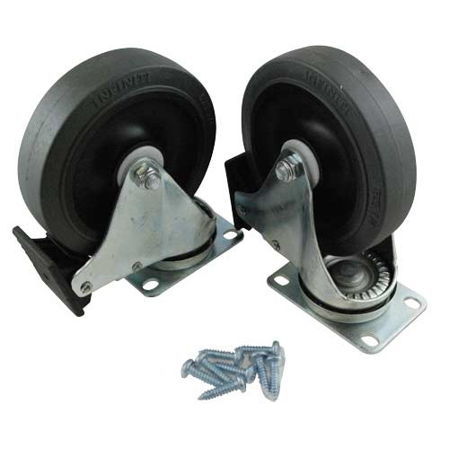 Rubbermaid - FG9W71L1GRAY - 5 in Gray Caster Kit