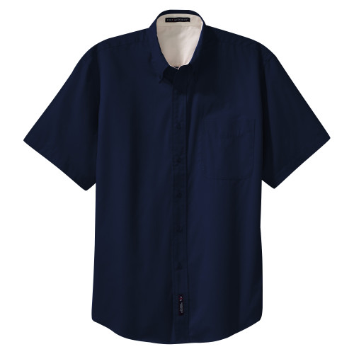 Port Authority - 1170NAVS - Sm Navy Men's Short Sleeve Dress Shirt