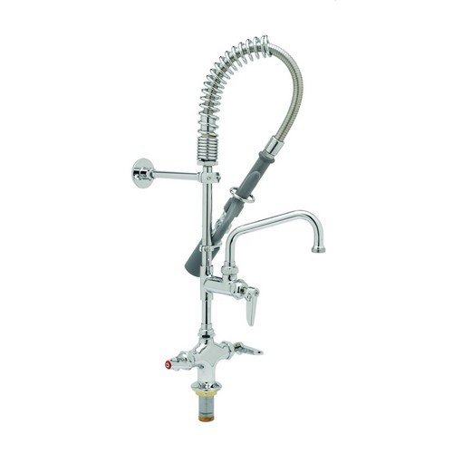 MPY-2DLN-08 - T&S Brass - Deck Mount Mini Pre-Rinse with 8 in Add-On Nozzle
