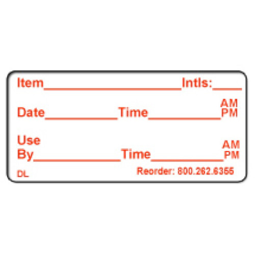 DL300 - RDW - 1 in x 2 in Dissolvable Labels