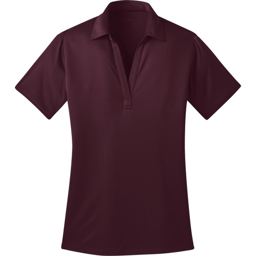 2347MARS - KNG - Sm Maroon Women's Short Sleeve Sport Shirt