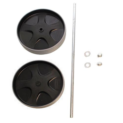 Rubbermaid - FG9T73L9GRAY - Wheel & Axle Kit - Gray