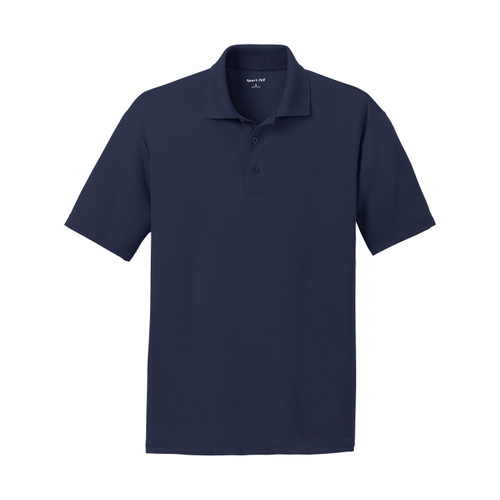 2804NAVL - KNG - Lg True Navy Racermesh Short Sleeve Sport Shirt