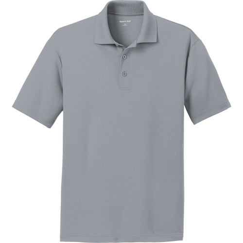 2804SLV4XL - KNG - 4XL Silver Racermesh Short Sleeve Sport Shirt