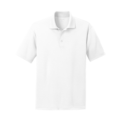 2804WHT4XL - KNG - 4XL White Racermesh Short Sleeve Sport Shirt