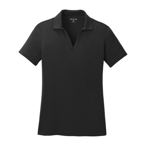 2805BLK4XL - KNG - 4XL Black Racermesh Women's Sport Shirt