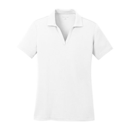 2805WHT4XL - KNG - 4XL White Racermesh Women's Sport Shirt