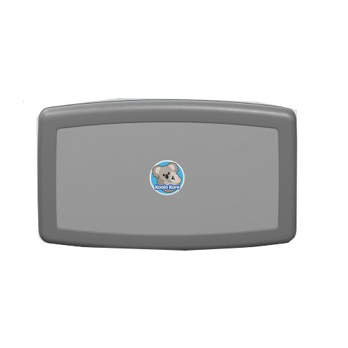 KB300-01 - Koala Kare - Plastic Horizontal Grey Baby Changing Station
