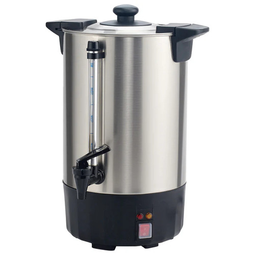 Winco - EWB-50A - Commercial 50 cup (2.1 gal/8 liter) Stainless Steel Water Boiler
