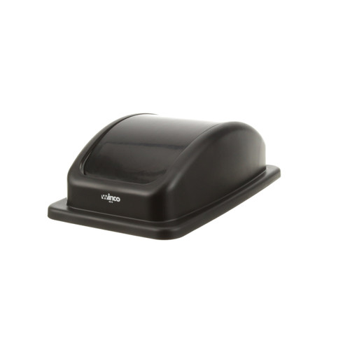 PTCL-23K - Winco - 23 gal Black Slim Trash Can Lid