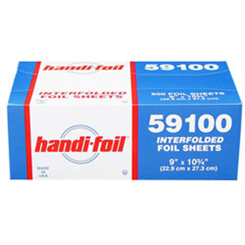 Handi-Foil - 59100 - 9 in x 10 3/4 in Pop Up Foil Sheets