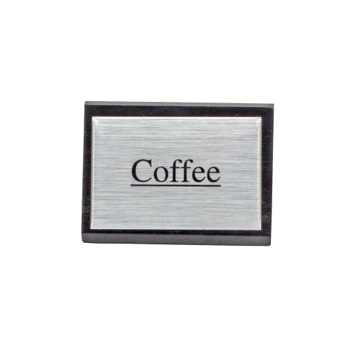American Metalcraft - SIGNC3 - 3 in Coffee Triangular Sign
