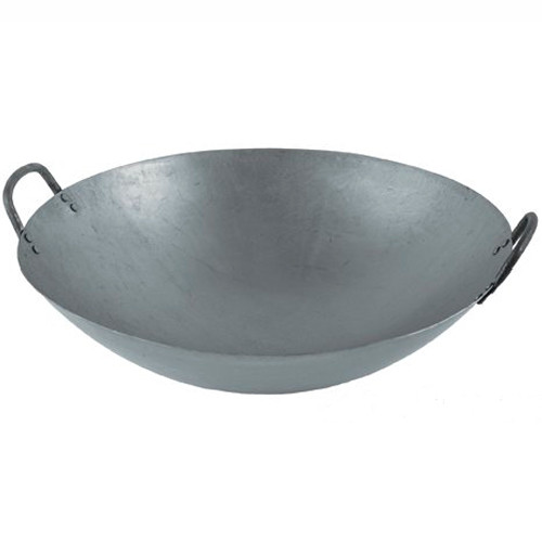 Franklin - WK-16 - 16 in Hammered Steel Wok