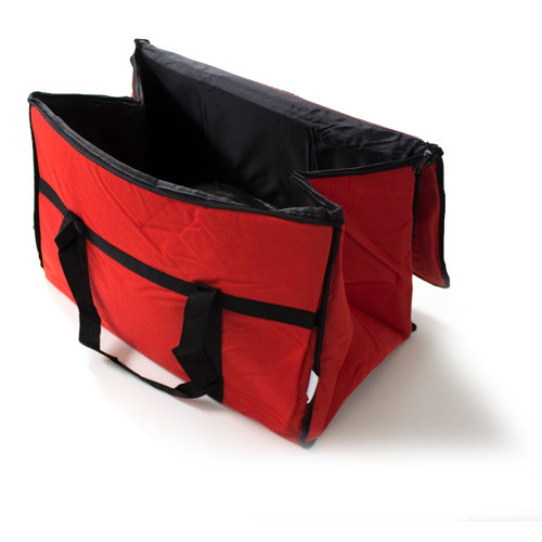 Libertyware - TXTIFC1322RD - 12 in x 22 in Red Food Pan Carrier