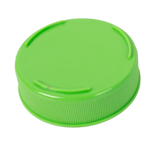 Tablecraft - 63FCAPLGN - 63 mm Light Green Invertatop™ Squeeze Bottle Cap