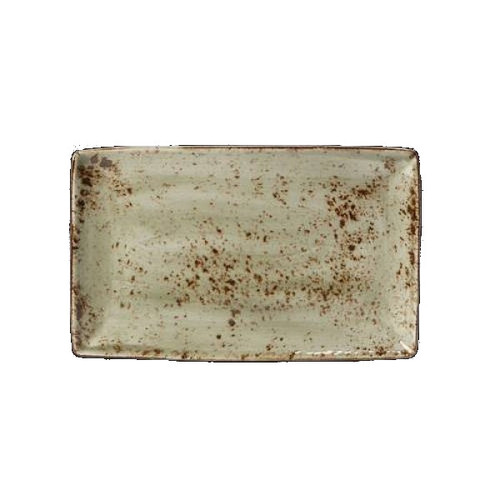 11310550 - Steelite - 10 5/8 in x 6 1/2 in Craft Green China Platter