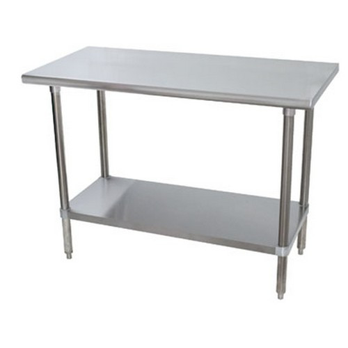 MSLAG-303-X - Advance Tabco - 36 in x 30 in Stainless Steel Work Table w/ Stainless Steel Undershelf