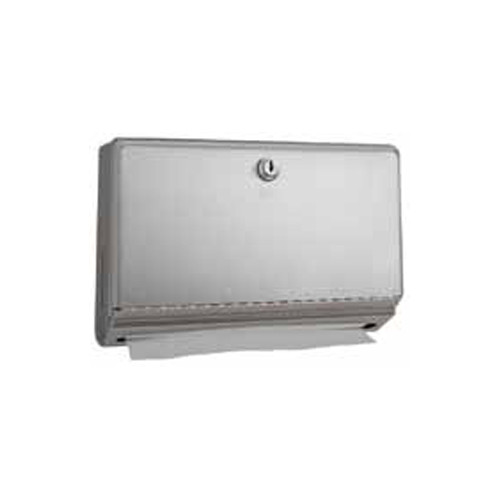 26212 - Bobrick - ClassicSeries™ 10 3/4 in x 7 1/8 in Surface-Mounted Paper Towel Dispenser with Tumbler Lock