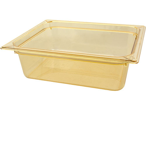 10421B13 - Carlisle - 1/2 Size 4 in Deep Amber StorPlus™ High Heat Food Pan