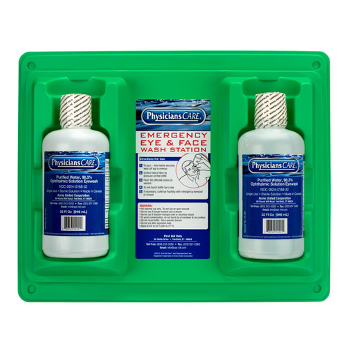 24-300 - First Aid Only - 2-Bottle Eye Wash Station