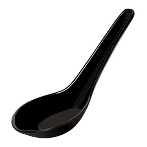 M-6030-BK - GET Enterprises - Black Elegance .65 oz Soup Spoon