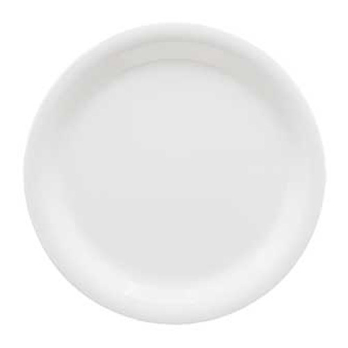 NP-9-DW - GET Enterprises - Diamond White 9 in Narrow Rim Plate