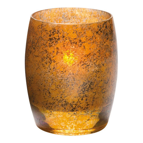 6404AG - Hollowick - Contour Antique Gold Votive Lamp