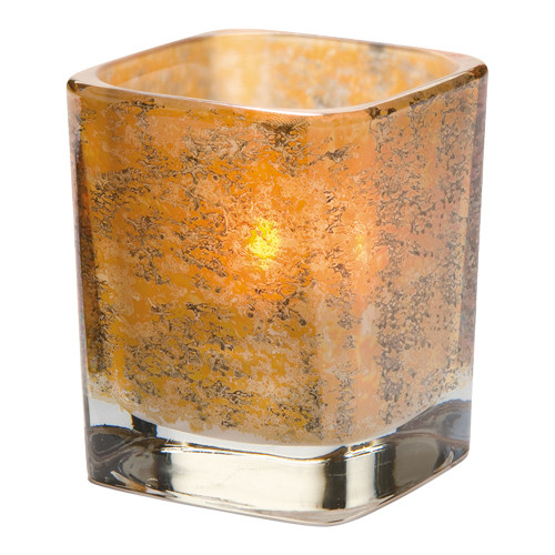6505AG - Hollowick - Tetra Antique Gold Votive Lamp