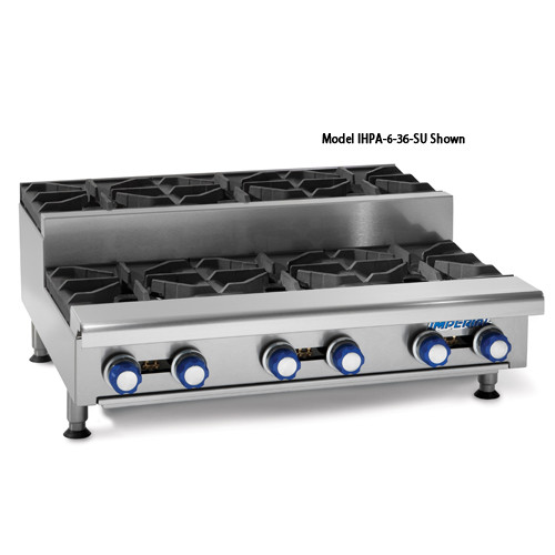 IHPA-2-12SU - Imperial - 12" Step-up Hot Plate w/ 2 Burners