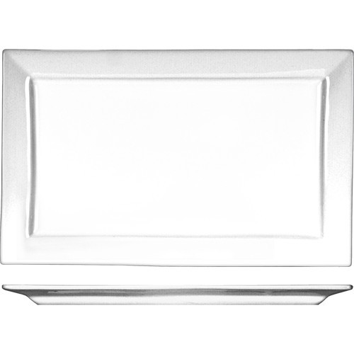 EL-27 - International Tableware - 11 in x 6 3/4 Elite™ Rectangular Fine Porcelain Platter