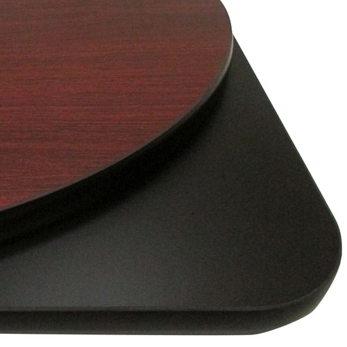 MB2442 - Oak Street Mfg - 24 in x 42 in x 1 in Mahogany/Black Table Top