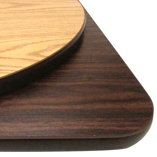OW2442 - Oak Street Mfg - 24 in x 42 in x 1 in Oak/Walnut Table Top