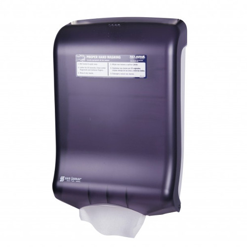 T1700TBK - San Jamar - Ultrafold Classic Black Folded Towel Dispenser