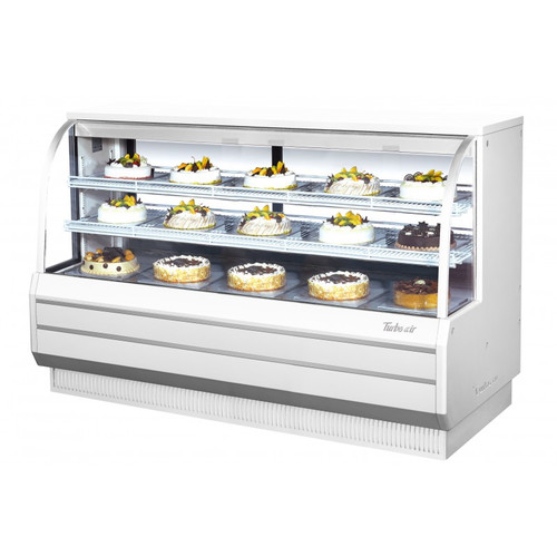 TCGB-72-W-N - Turbo Air - 72 in Refrigerated Bakery Case