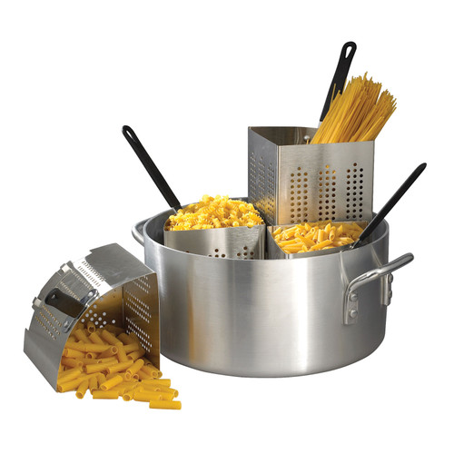 APS-20 - Winco - Precision 20 qt Aluminum Pasta Cooker APS-20 - Winco - Precision 20 qt Aluminum Pasta Cooker