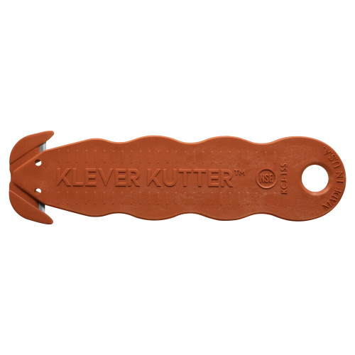 KCJ-1SSNX (10) - Klever Innovations - Brown Food Zone™ Safety Cutter KCJ-1SSNX (10) - Klever Innovations - Brown Food Zone™ Safety Cutter