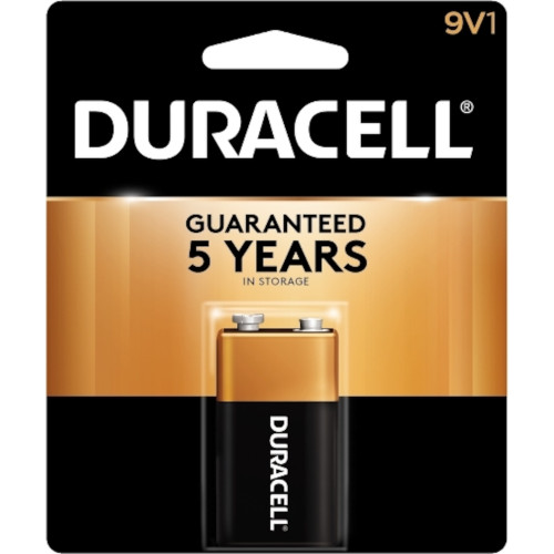 Duracell - 444652 - Duracell Ultra 9 Volt Coppertop Batteries; 1 Count, 12 Per Box, 4 Per Case