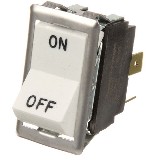 White SPST On/Off Rocker Switch Replaces Blodgett 6497