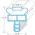 741117 - Mavrik - 7 1/4 in x 29 3/4 in Drawer Gasket
