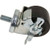 Black Stem Caster W/ Brake