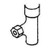 Southbend - PP-710 - Tee, 1/4Nptfem, 1/4Tbe, 1/4Npt Ml