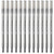 BiC - GSF11BLK - Round Stic Ballpoint Pens