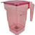 40-619-62 - Specialty Equipment - Jar 4-Sided, Red, W/Lid, 75 Oz 40-619-62 - Specialty Equipment - Jar 4-Sided, Red, W/Lid, 75 Oz