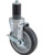 1201125 - Mavrik - 5 in Medium-Duty Stem Caster W/ Brake