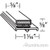 24 3/8 in x 54 in Refrigeration Door Gasket Replaces Beverage Air 712-047D-07