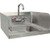 1171472 - Mavrik - Left Hand Sink Splash Guard Kit 10" H x 14" D