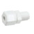 107065 - Champion - Adapter 1/4Od X 1/4MptPlastic